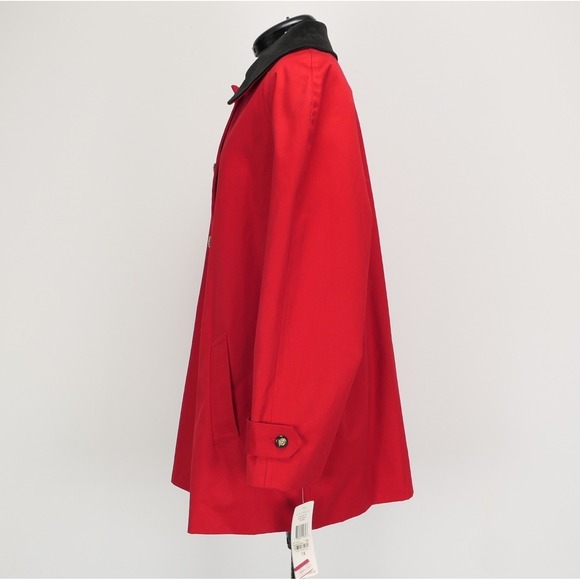 NEW! VTG Ralph Lauren Equestrian Riding Barn Coat Women's 1X Red Cotton Corduroy - Picture 8 of 15